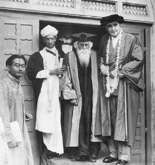 Rabindranath Tagore, Dr. S. Radhakrishnan and Sir Maurice Gwyer