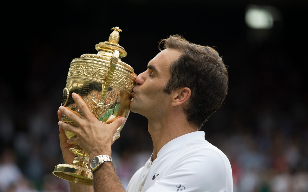 Roger Federer tennis career in pictures