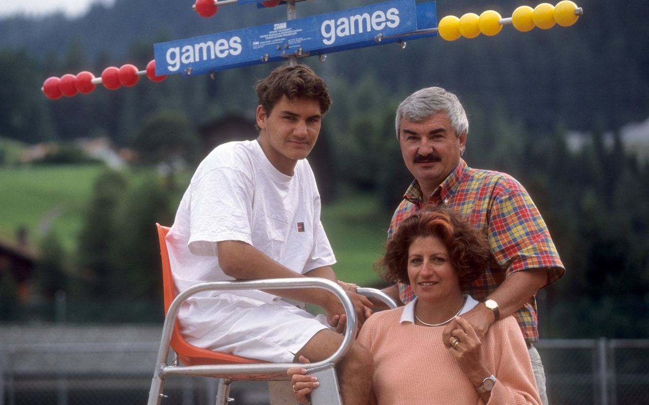 Roger Federer tennis career in pictures