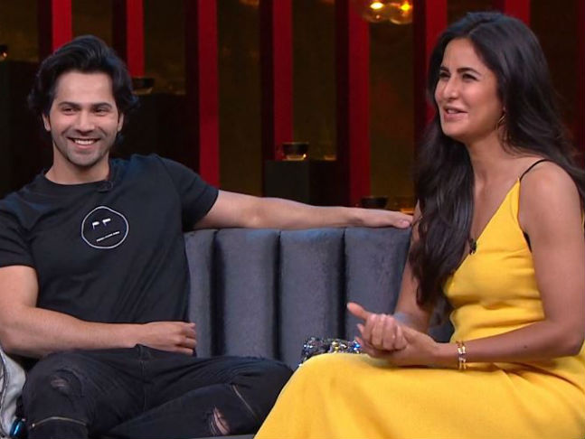 katrina kaif and varun dhawan koffee with karan