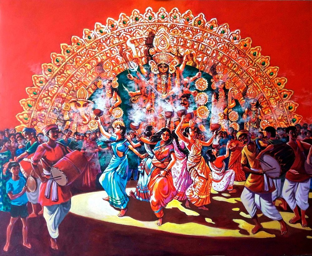 Bengal's Dhunuchi Naach Pictures