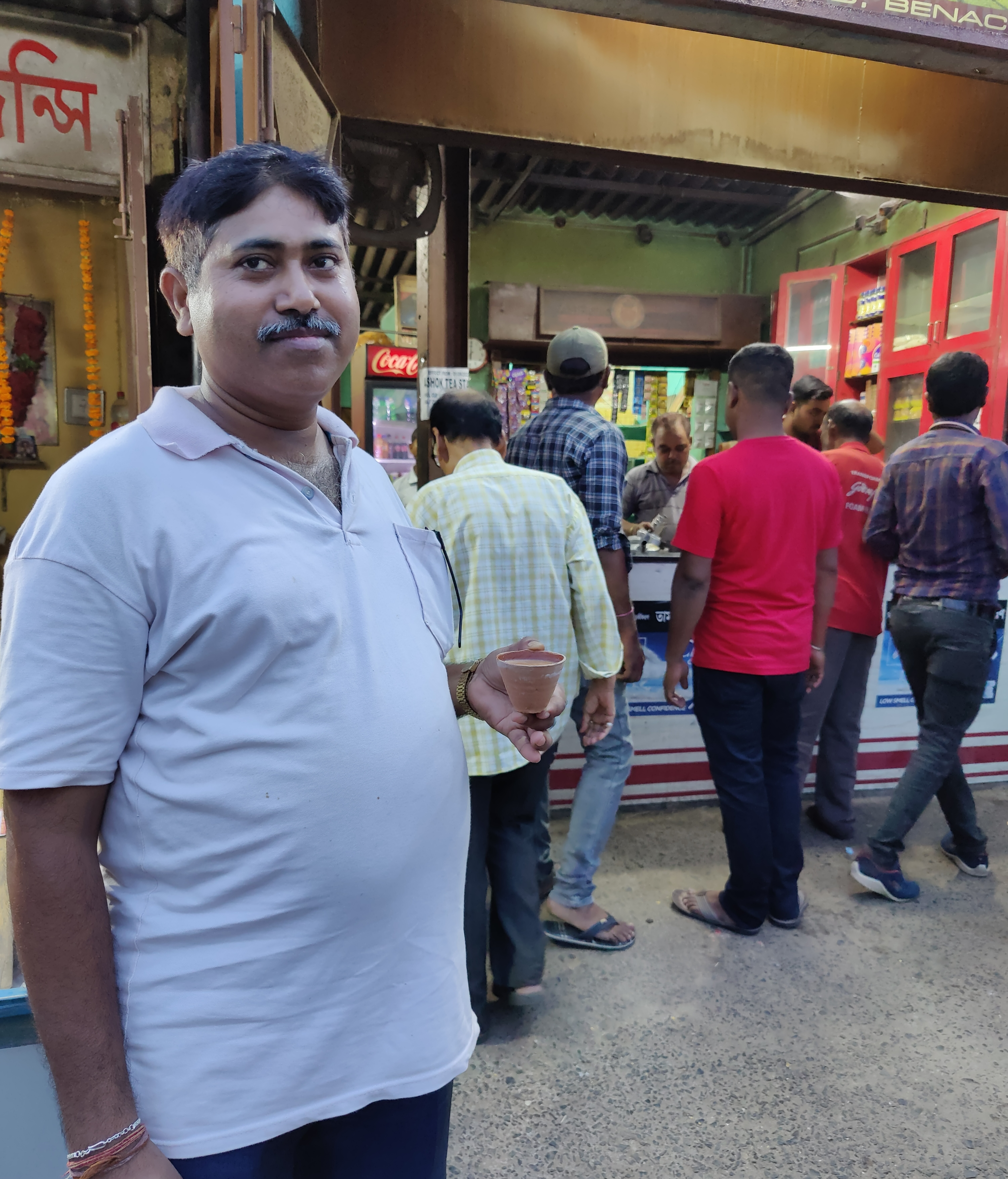 tea stall in Benachity Durgapur 