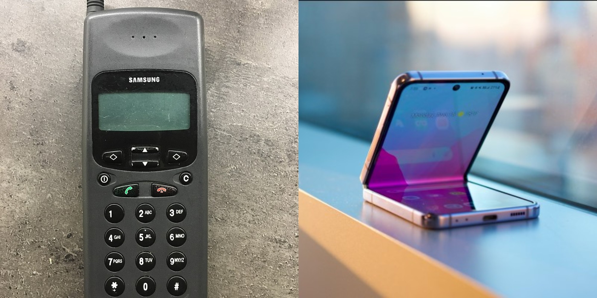 Then and Now Smartphone