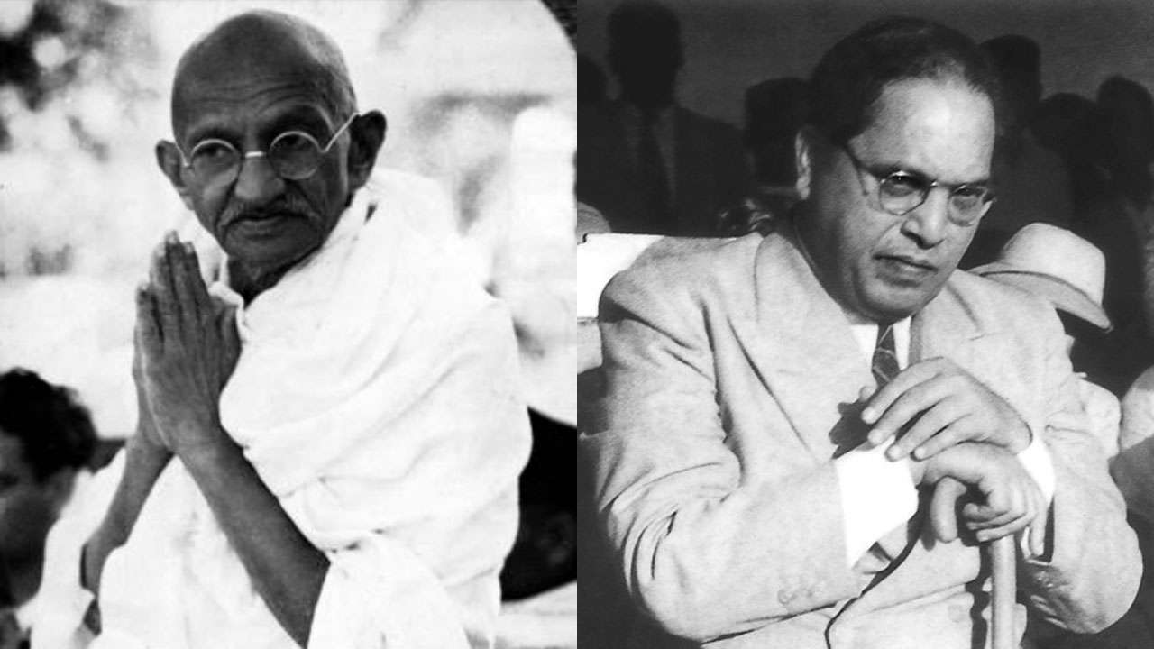 Gandhi and Ambedkar 
