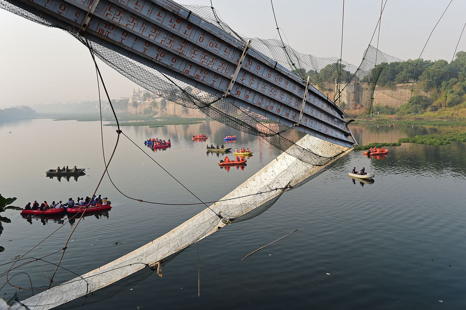 suspension bridge morbi