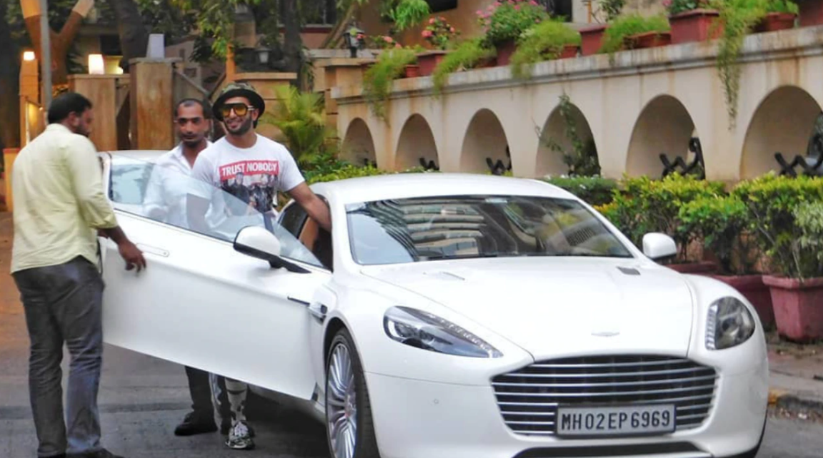 Ranveer Singh-Aston Martin Rapide S