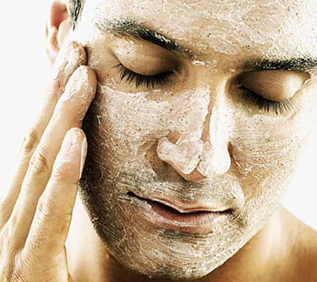 exfoliating men