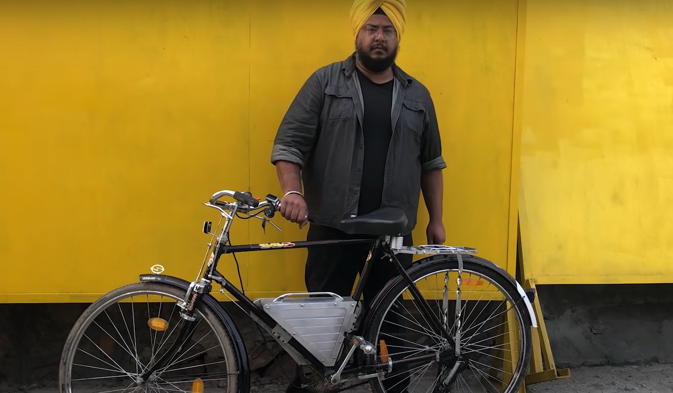 Dhruv Vidyut Can Convert Cycle into an Electric Cycle