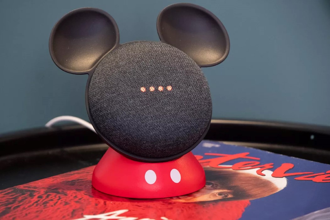 Mickey become a Google smart home device