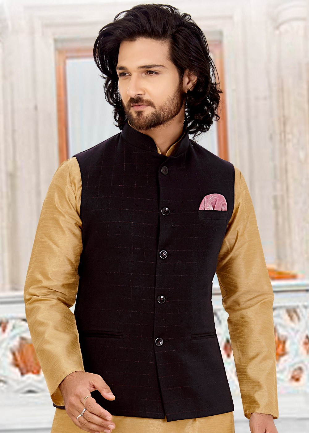 Sleeveless Nehru Jacket