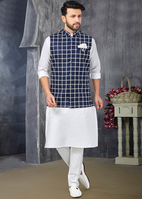 Checks Nehru Jacket