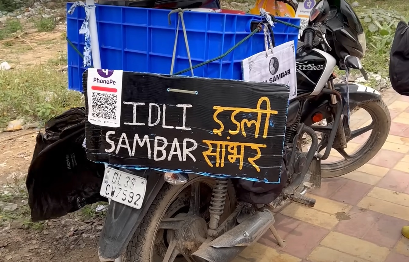 B.Com Graduate Sells Idli Sambhar On Bike