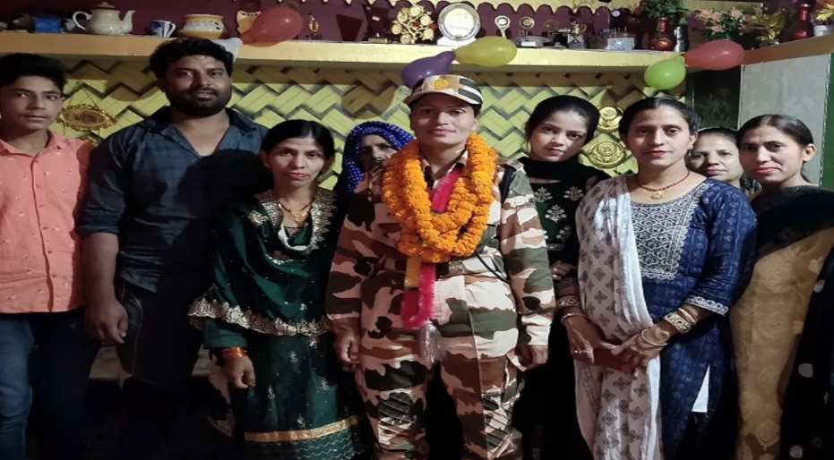 First ITBP Female Constable of Uttarakhand in Hindi