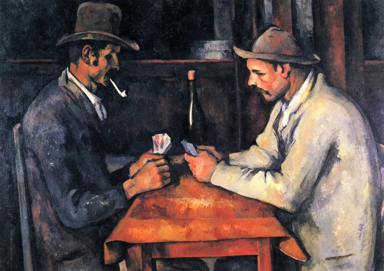 ‘The Card Players’ Painting