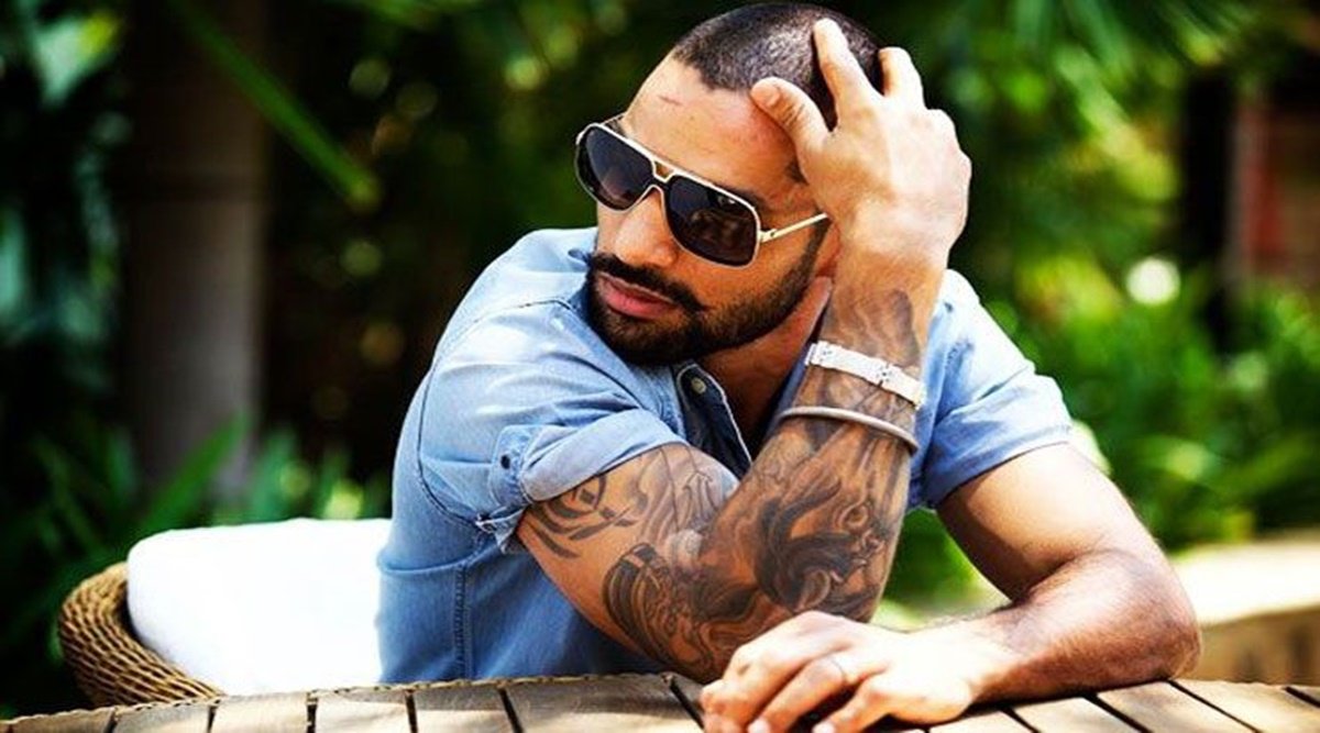 Shikhar Dhawan tattoos Pictures. धाकड़ बल्लेबाज़ शिखर धवन ने बनवा रखे हैं  कई टैटू, जानिए ये क्या दर्शाते हैं