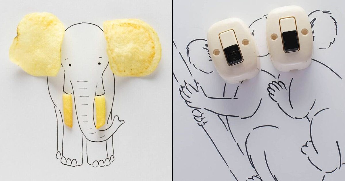 Artists Turns Everyday Objects Into Breathtaking Illustrations