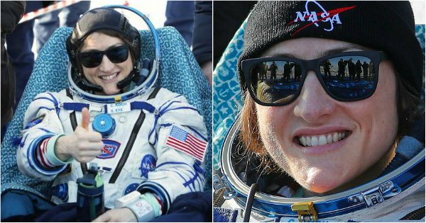 NASA Christina Koch Returns To Earth .सबसे अधिक दिनों तक अंतरिक्ष में ...