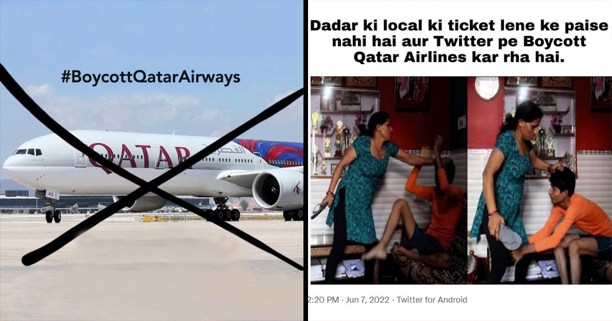 Boycott Qatar Airways Twitter Reactions क़तर एयरवेज़ पर फ़नी ट्विटर