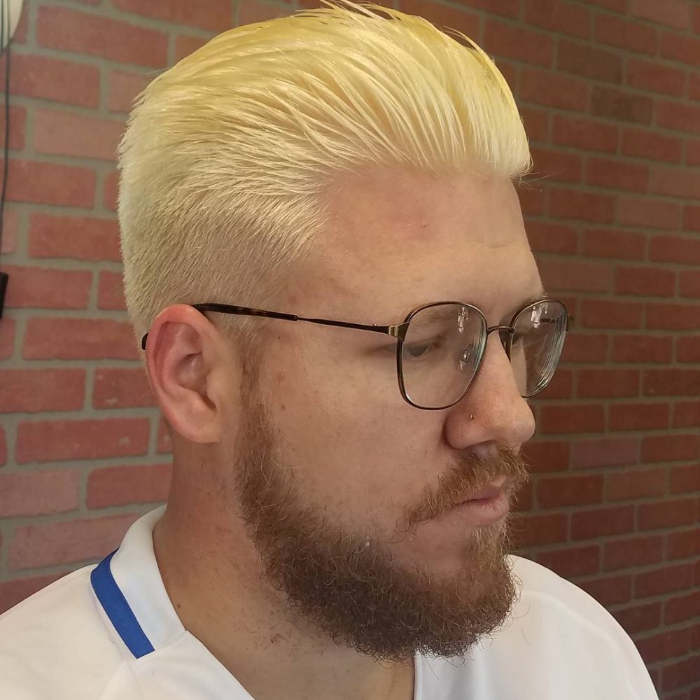 sunset blonde hair color men