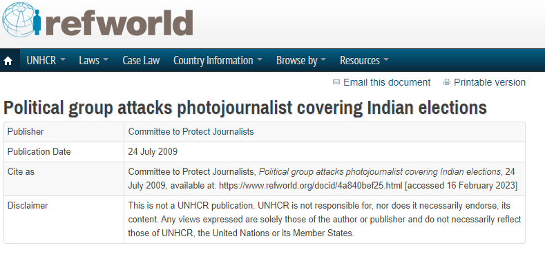 Attack on freedom of journalists and media house In India In