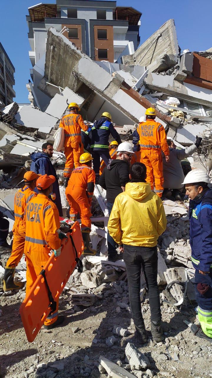 turkey earthquake victims India ndrf