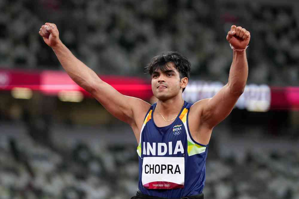 neeraj chopra javelin throw record