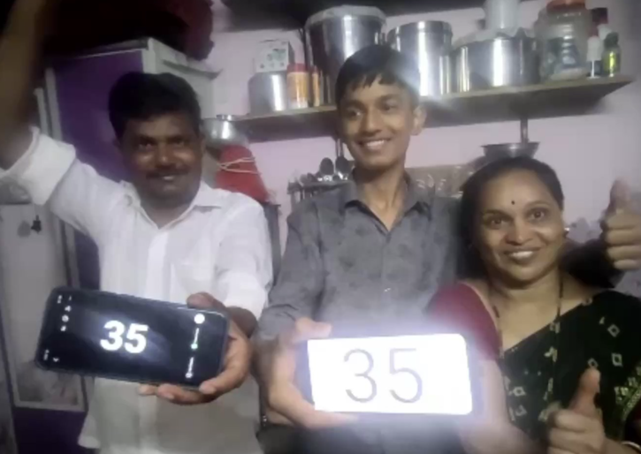 Family Celebrates After Son Scores 35 Marks In All 6 Subjects In Class 10