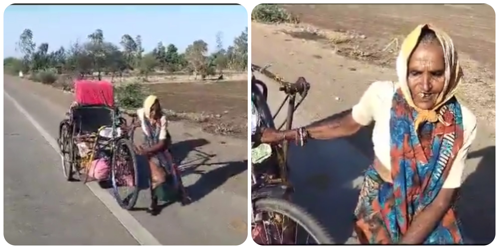 Madhya Pradesh Elderly Woman