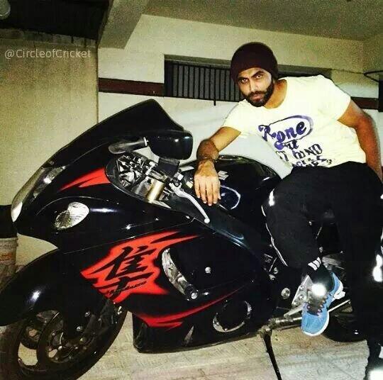 Ravindra Jadeja Suzuki Hayabusa