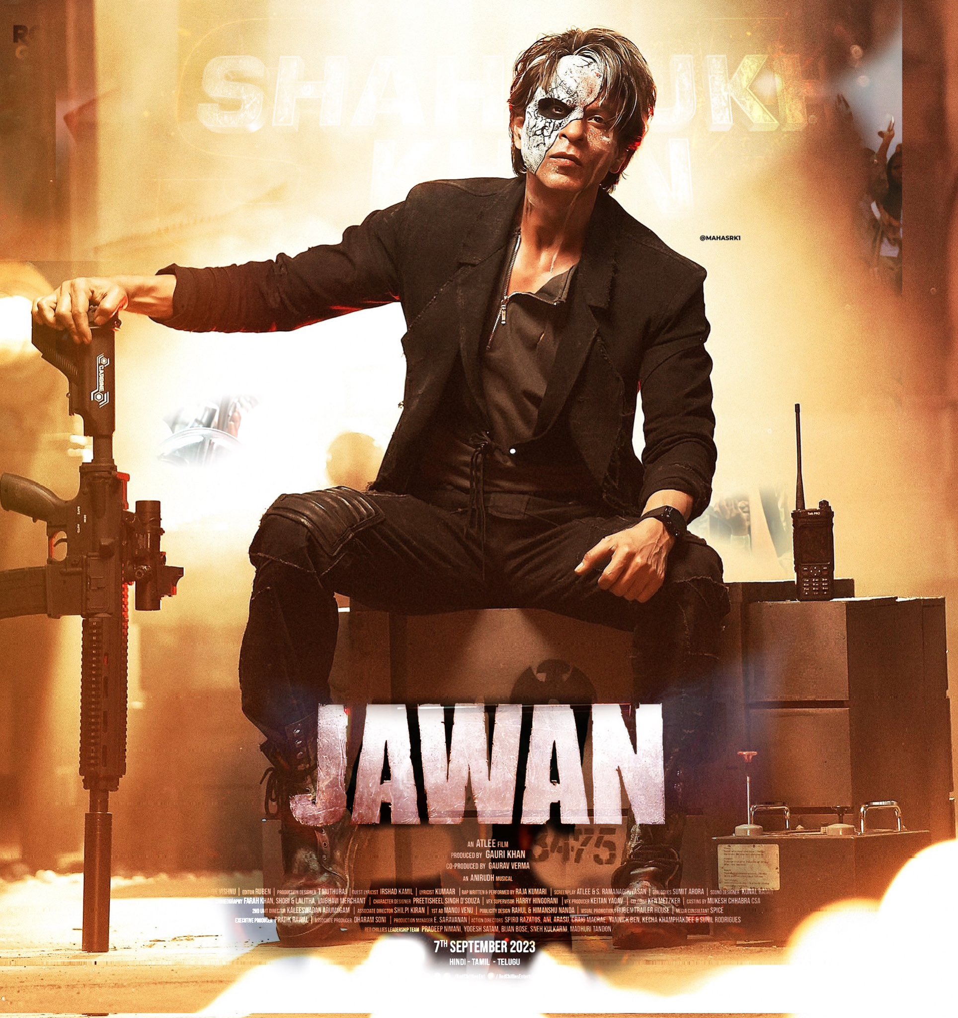 jawan movie poster