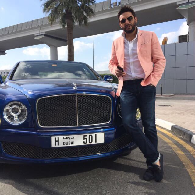 shahid afridi bentley