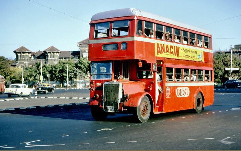 double decker bus old pictures