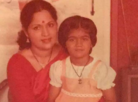 Shilpa Shetty with her mother