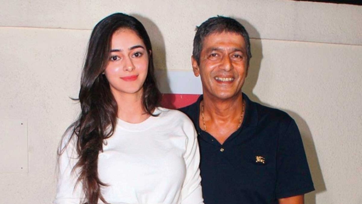 Chunky Panday with Ananya Panday