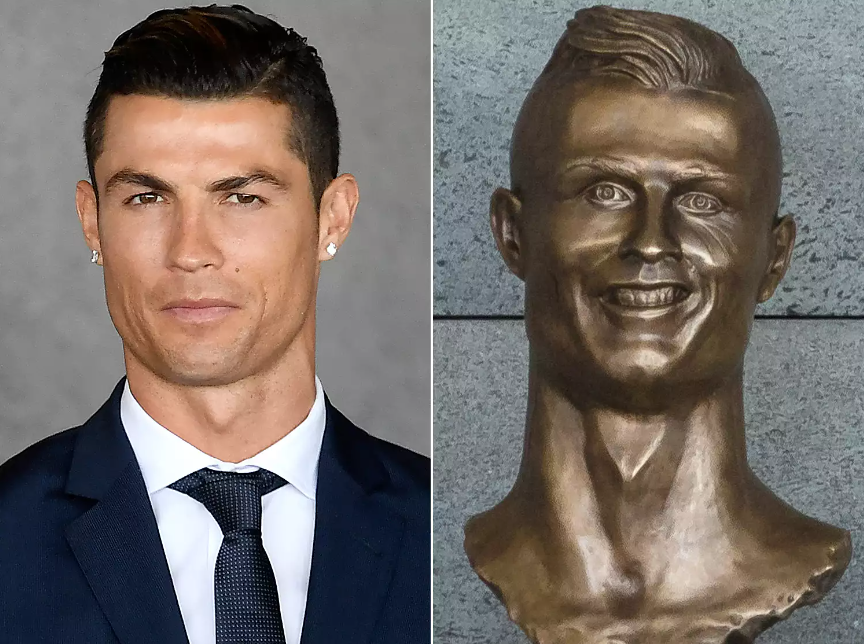 celebs Statue gone wrong